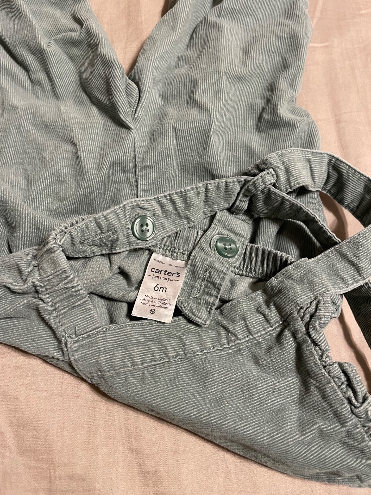 Baby Girl Clothes 6m, Carter’s, four outfits, 8 pieces, 2 jumpsuits