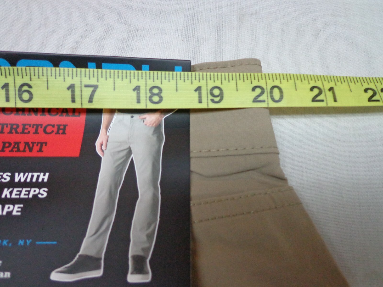 DENALI Delta Khaki Technical Stretch Pants NWT 40/32 MSRP $54