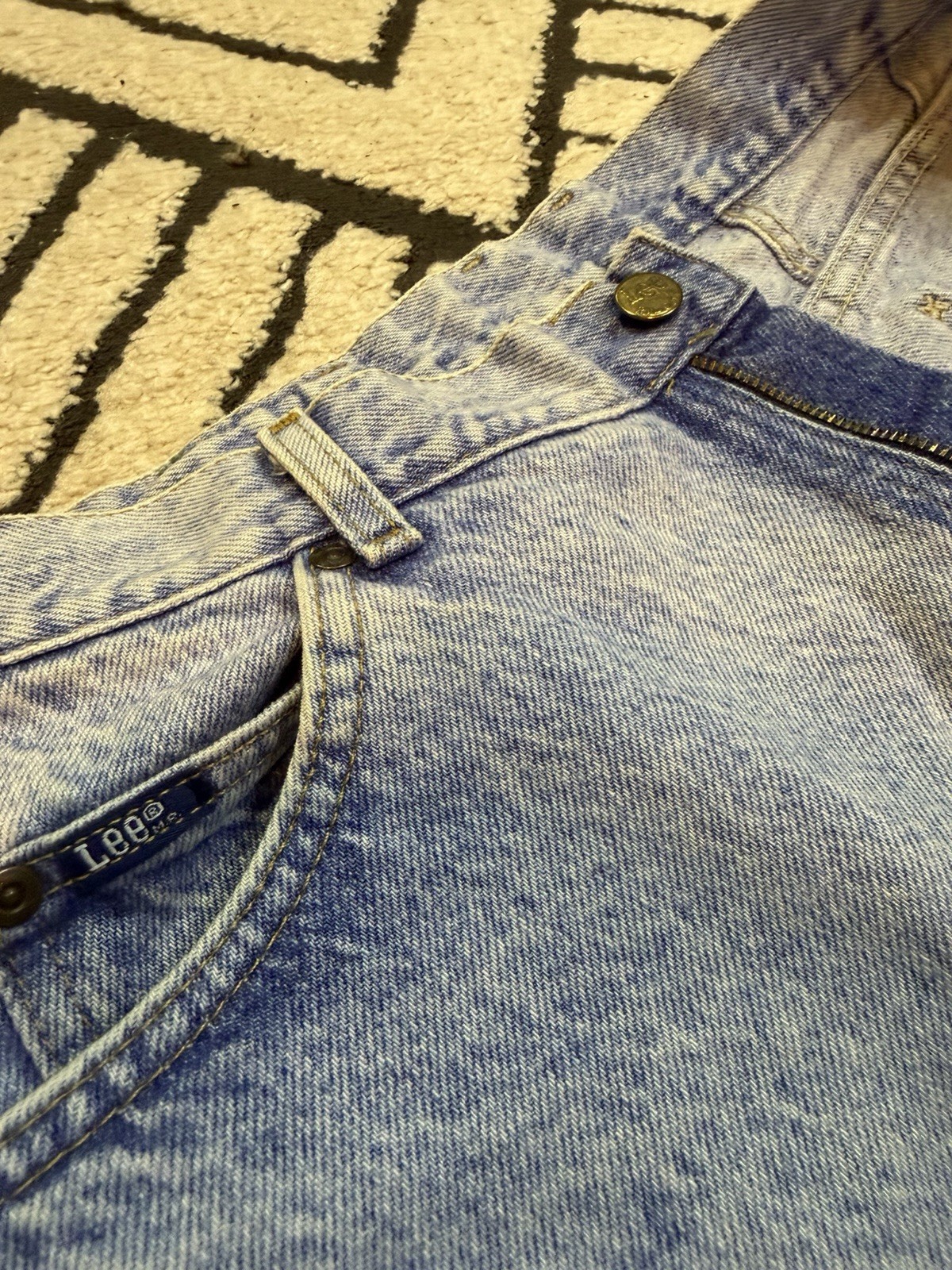 Vintage Light Wash Lee Womens Jeans 31×33