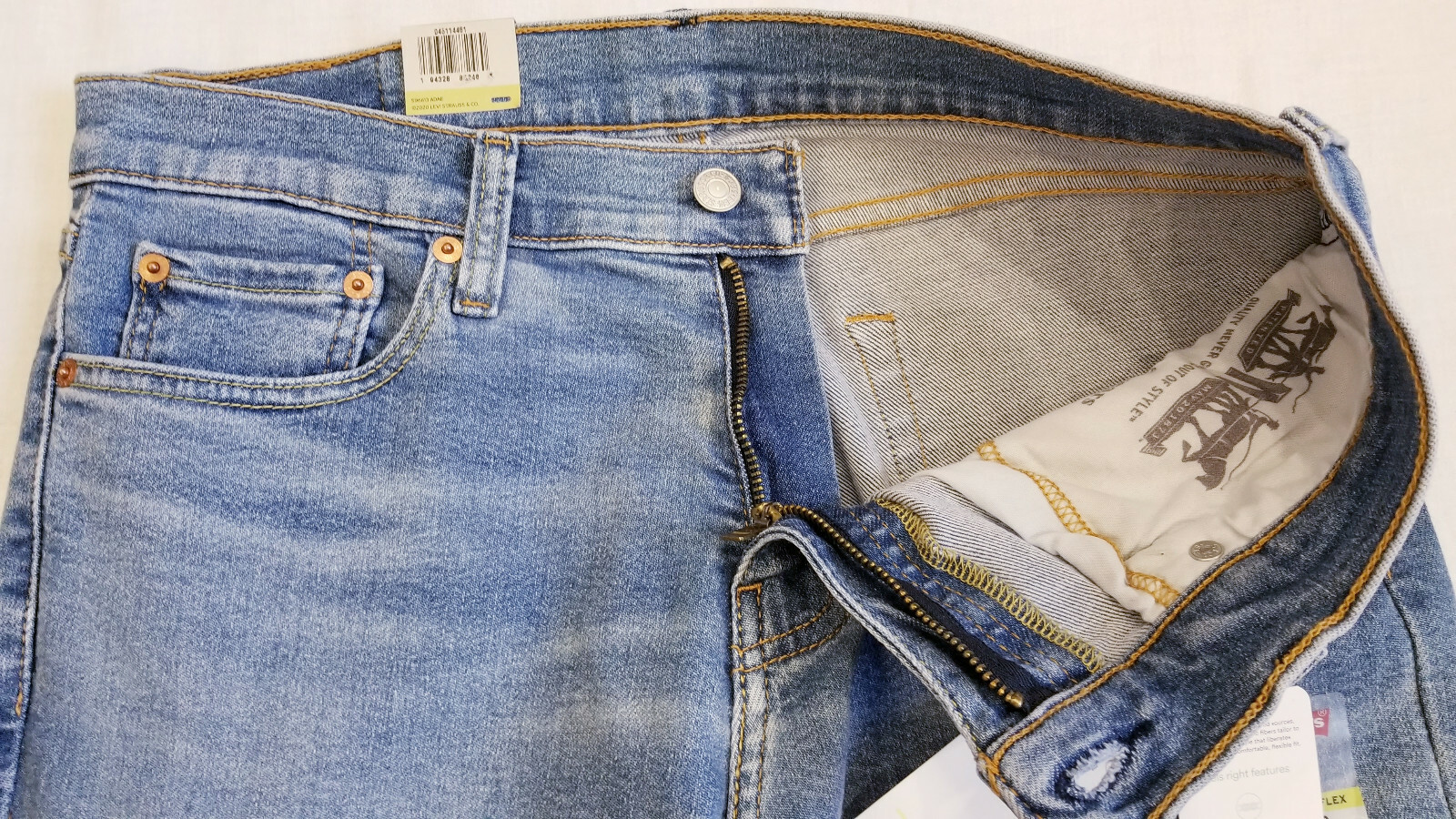 Levi’s Flex 511 Slim Distressed Mens Stretch Jeans 29,30,31,32,34,36,38 #5114461