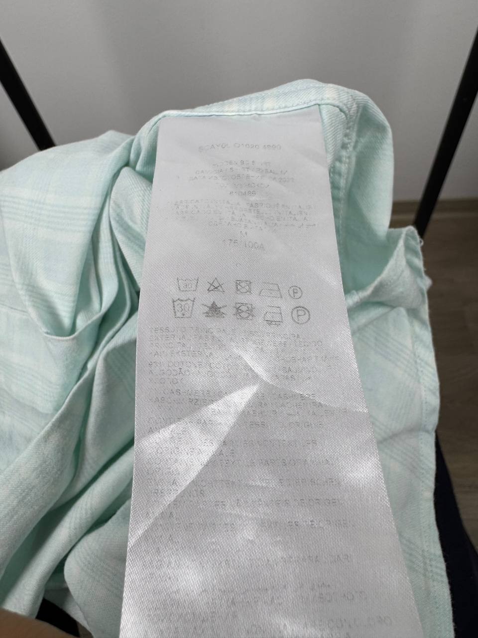 Brioni Cotton Checked Casual Shirt size M