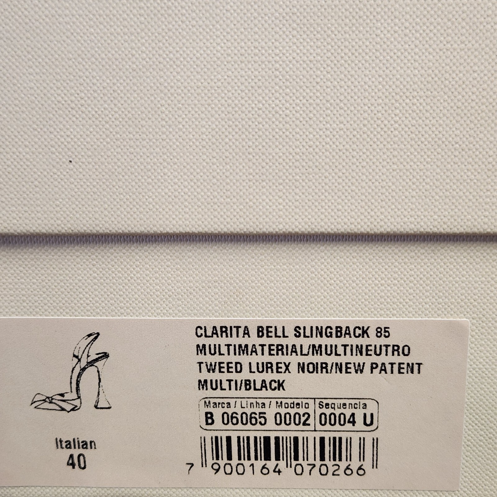 Size 10 (IT 40) – Alexandre Birman Clarita Bell Slingback- Multicolor / Tweed