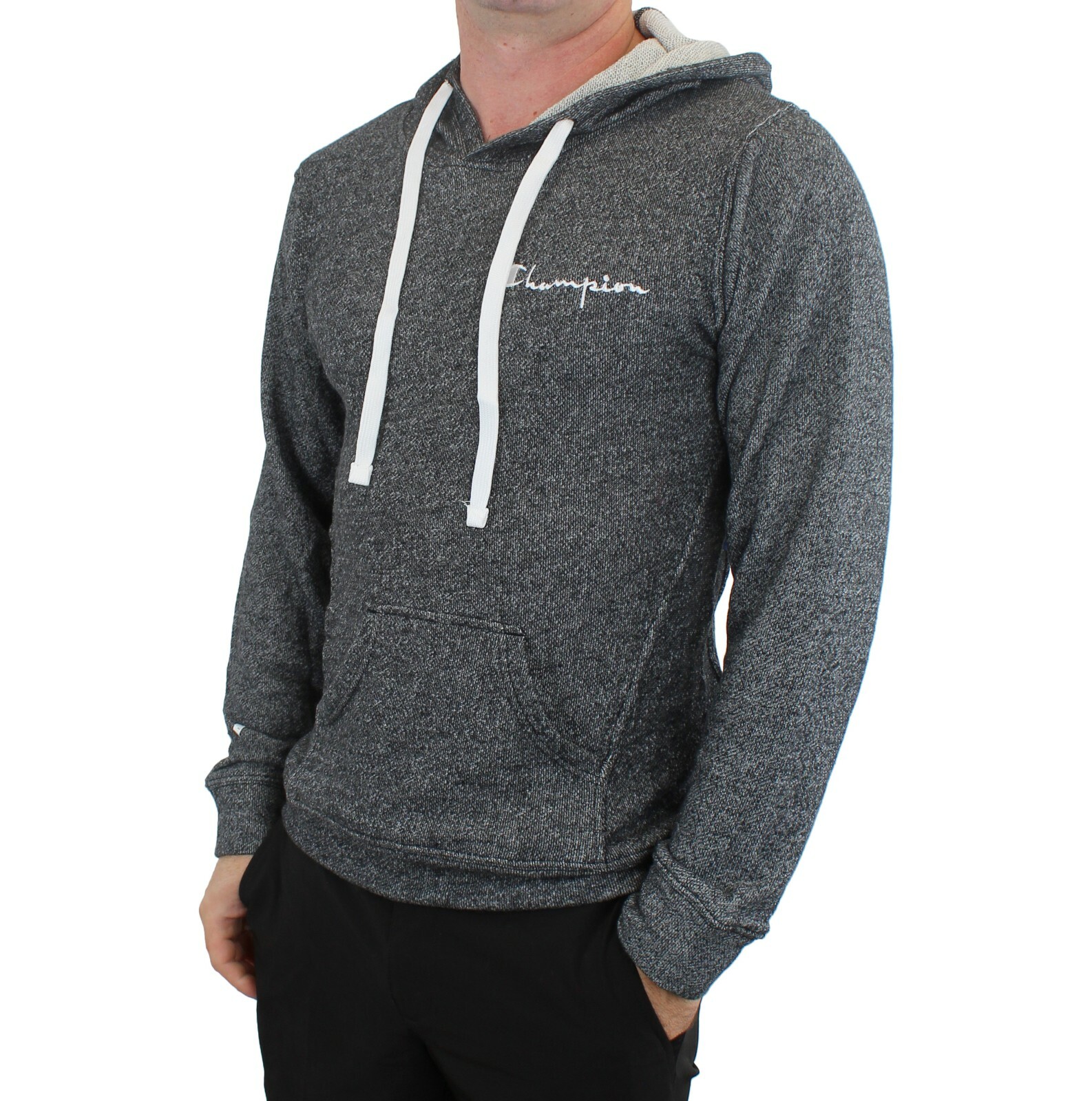 Champion Men’s Lightweight Hoodie French Terry Pullover Shirt Athletic Gym Wear