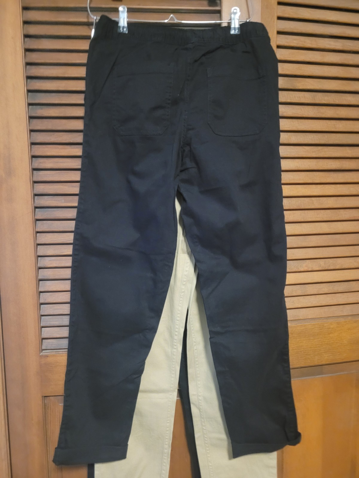 4 Pair Wonder Nation Pull On Pants 14-16 XL 1 Olive, 2 Black, 1 Khaki Free Ship!