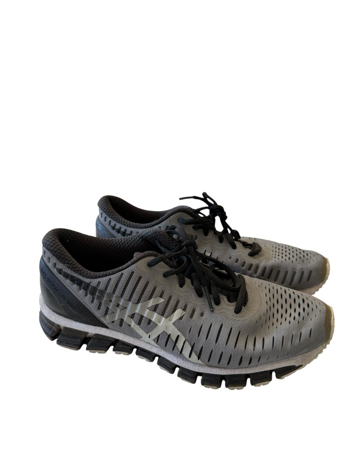 Asics Gel Quantum 360 Shoes Gray Sneakers Men’s Size 7.5 Good Condition