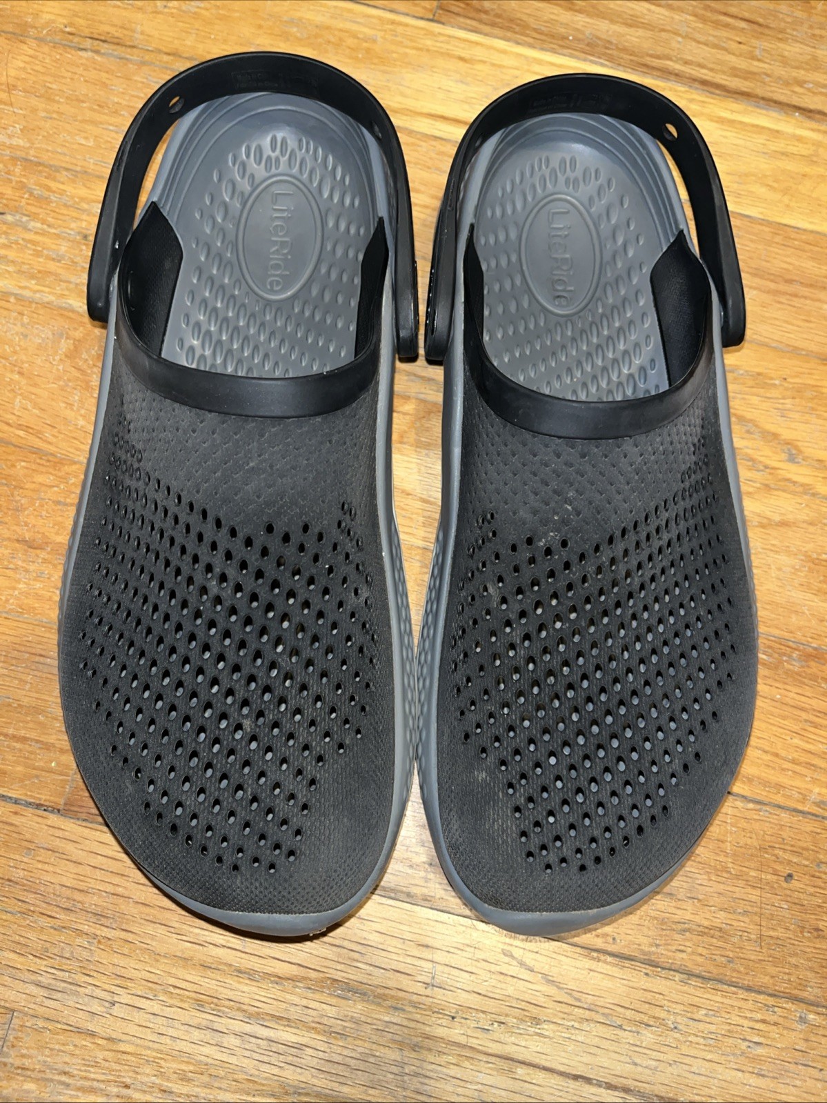 Crocs Literide 360 Clog Unisex Black Slip-On Slingback Comfort – 8 Men/10 Women
