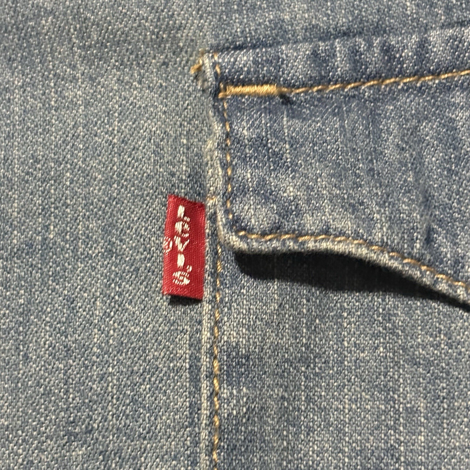 Levi’s XXL Classic Casual Sawtooth Denim Western Shirt Medium Blue 3LYLW2262 NWT