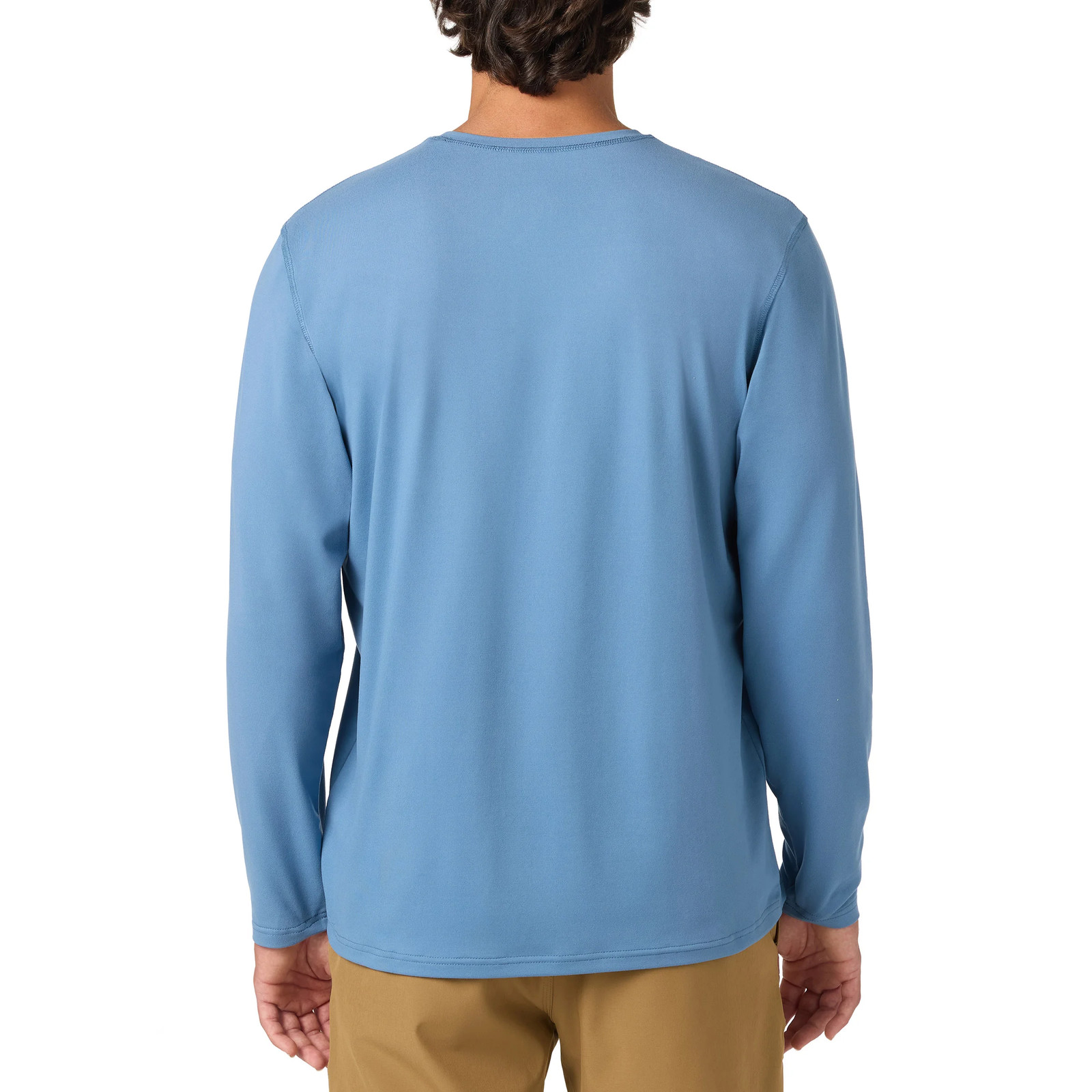 Hang Ten Men’s Long Sleeve Sun Tee Regular Fit Quick Dry UPF 50