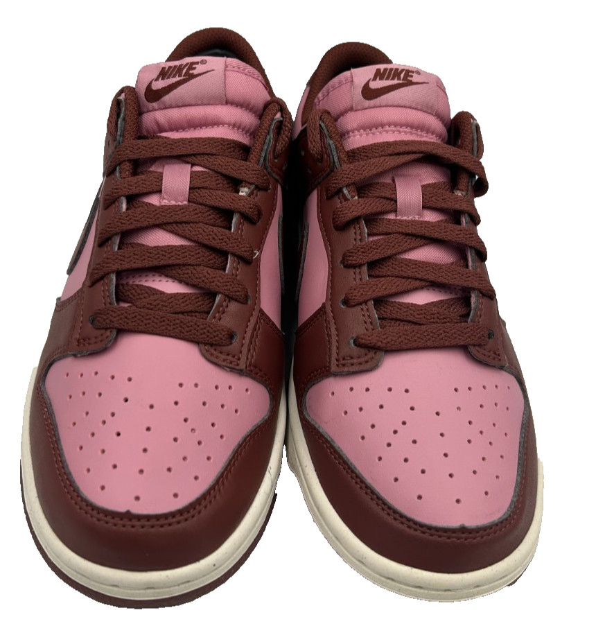 Nike Women’s Dunk Low Next Nature Lace Up Athletic Shoes Burg/Pink Size:7 205H