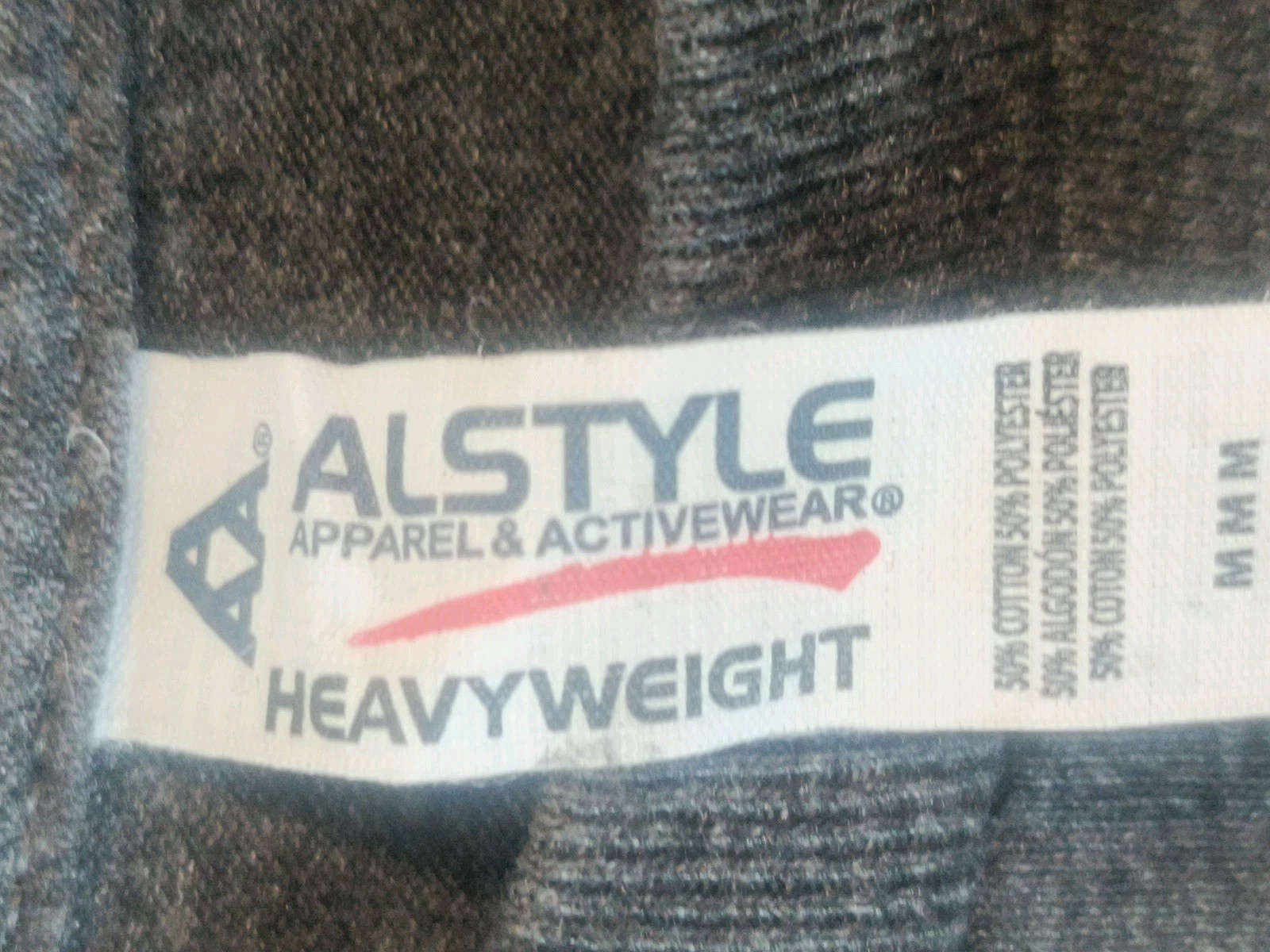 Alstyle Heavy Weight Shirt Men’s Medium Long Sleeve Whistler Gray