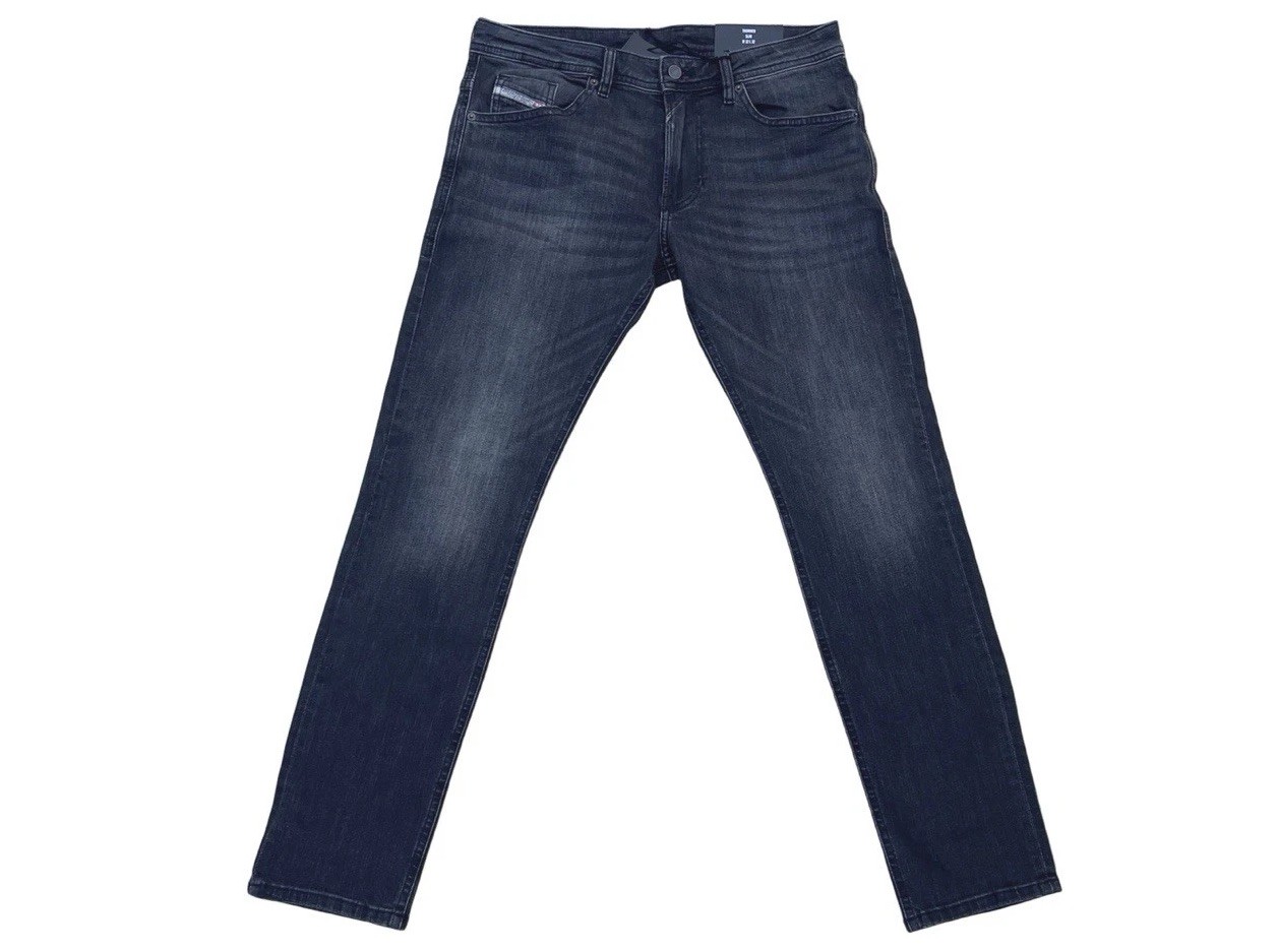 Diesel Thommer-R Men’s Jeans W32 L32 Slim Black Denim Stretch New w/ Tags $295