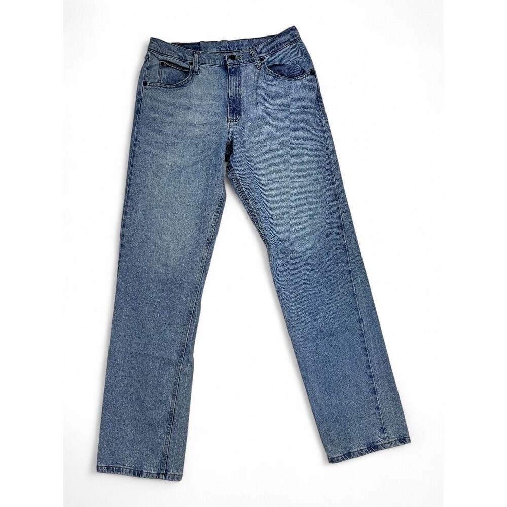 Wrangler Men’s Straight Jeans Waist 32 Light Wash