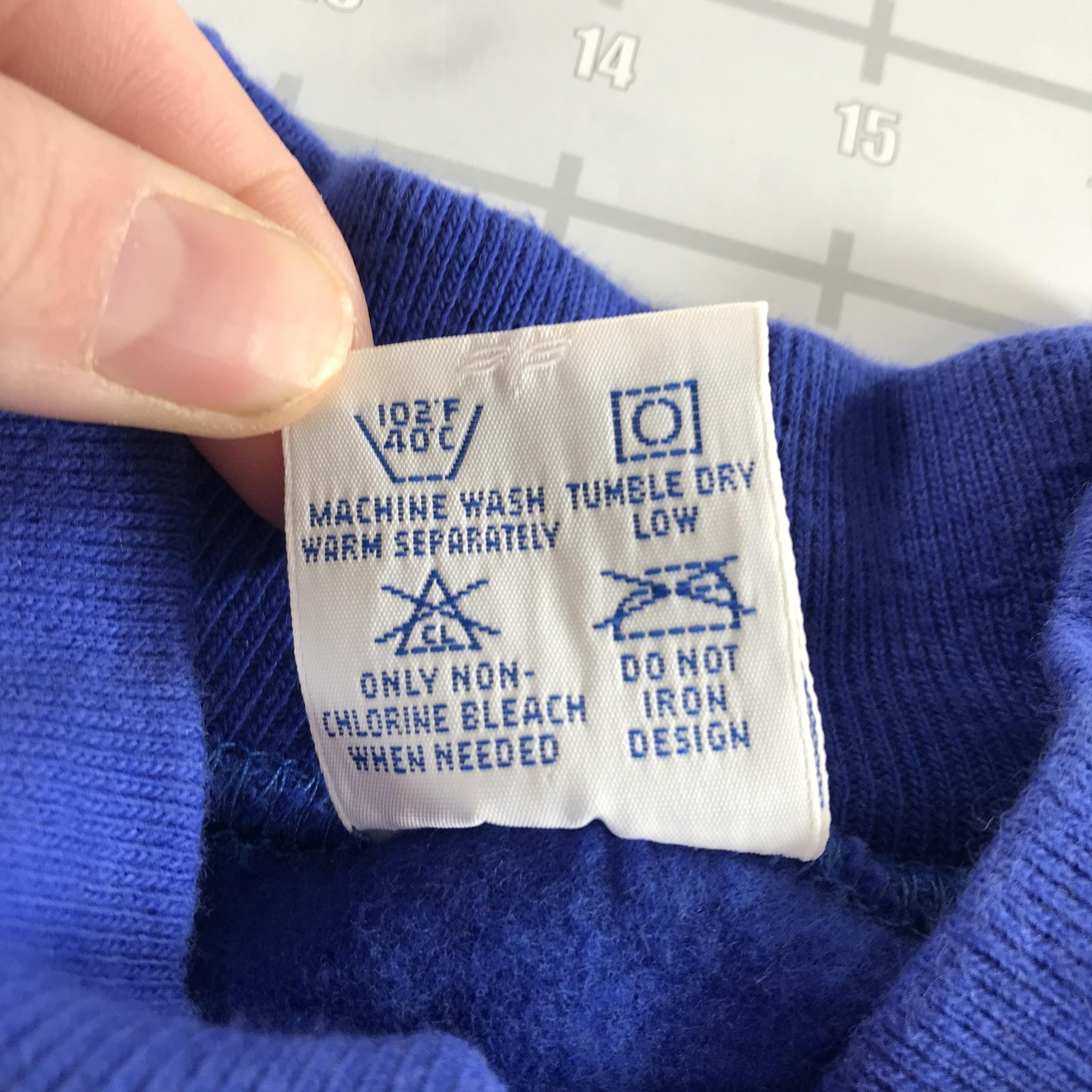 Vintage Champion Sweatshirt Mens Medium Blue Reverse Weave Made USA Crew Neck