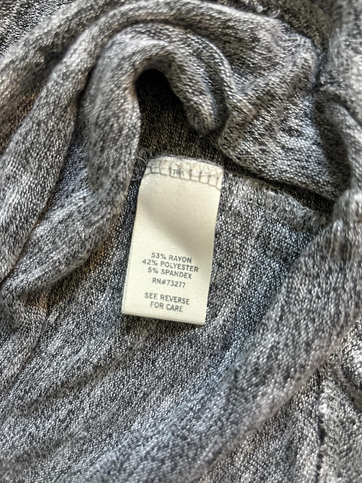 Mudd Gray Marled Sleeveless Swing Tank Top Size Size Medium