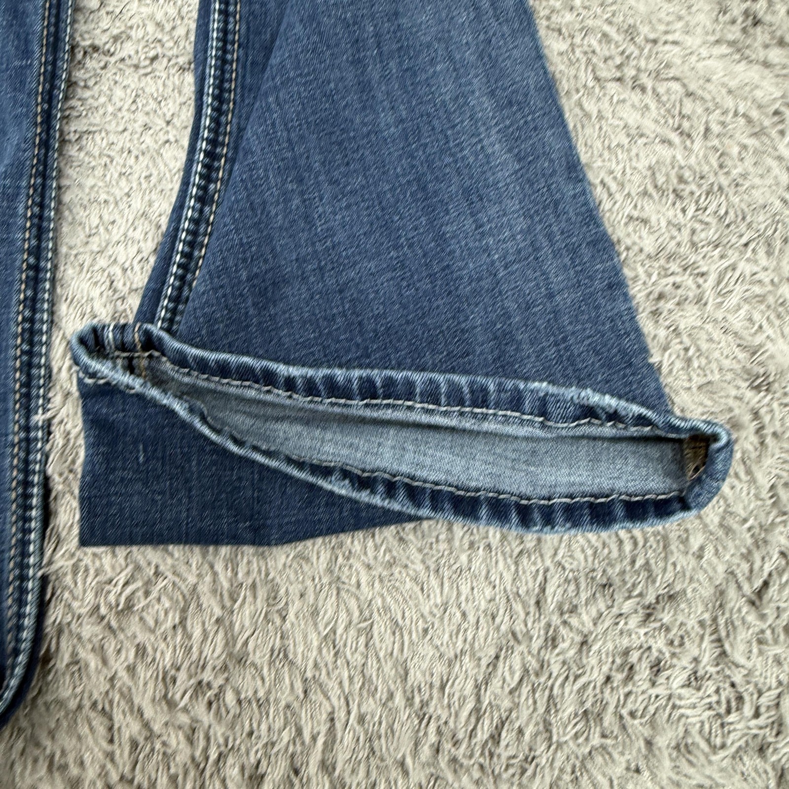 BKE Jake Bootleg Jeans Mens 30×31 Blue Medium Wash Denim Regular Bootcut Stretch