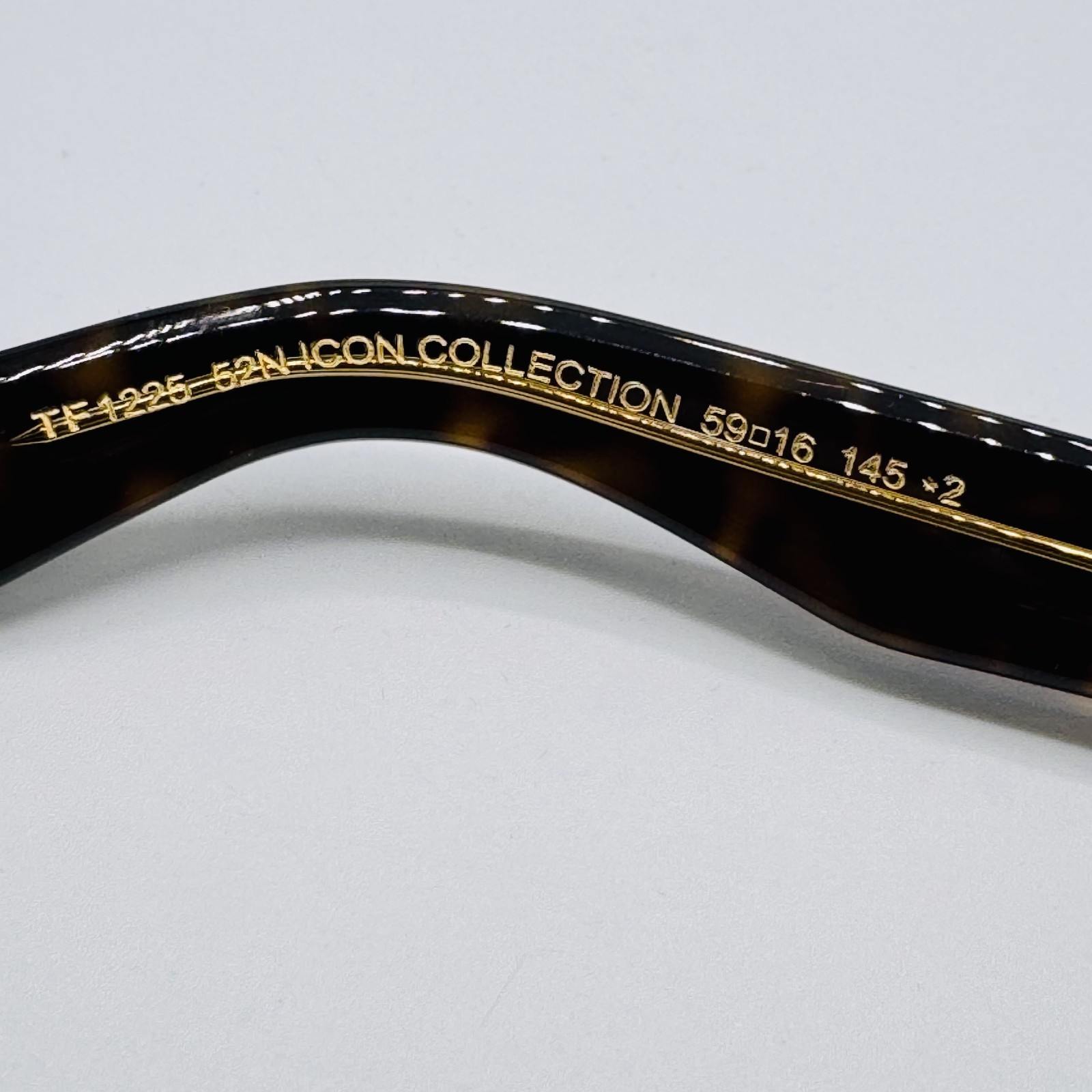 Tom Ford Sunglasses Icon FT1225 52N Havana Brown Pilot Brown Lens 59mm New