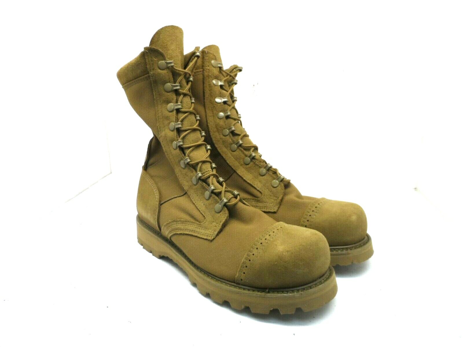 Corcoran Boy’s 10″ Marauder Steel Toe Boots CV27546FR *Made In USA* Tan 5.5D