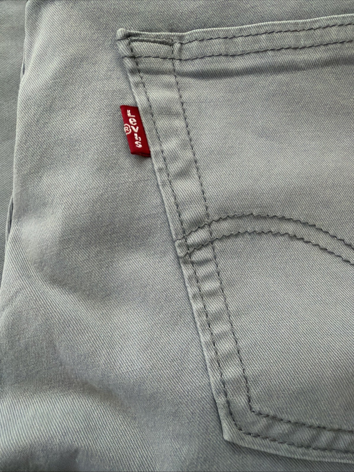 Men’s Levi’s 514 Straight Fit Gray Pants Size 30”x32”