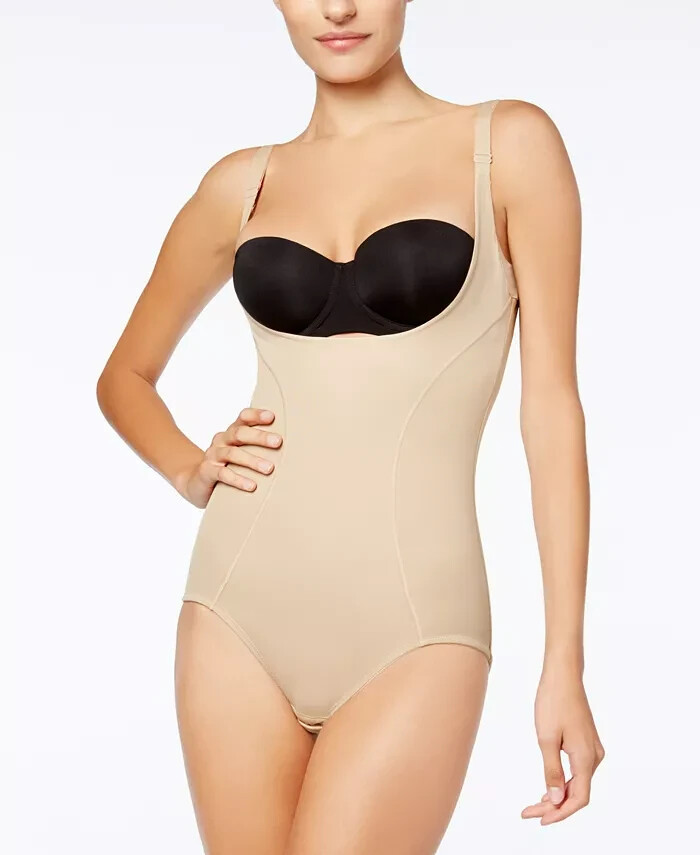 Maidenform Firm Control Ultimate Instant Slimmer Open Bust Bodysuit 2656 FL2656