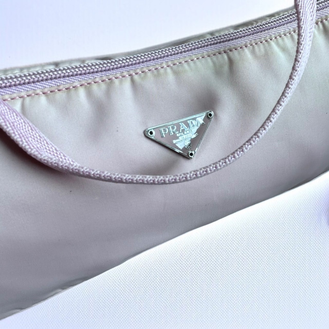Prada Accessory Pouch Handbag Authentic Pink