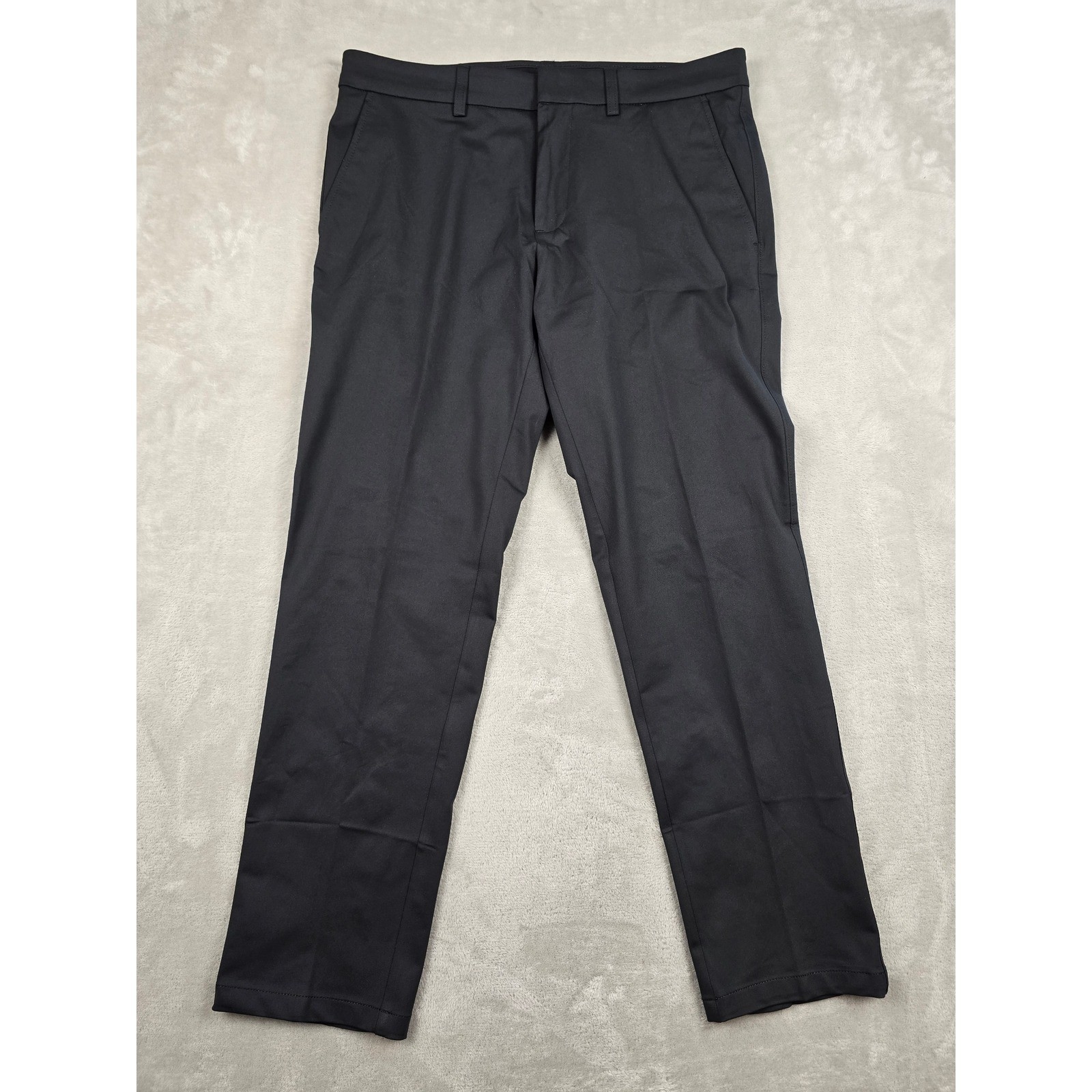 Kenneth Cole Reaction Performance Dress Pants Men 34×30 Black Techni-Cole Modern