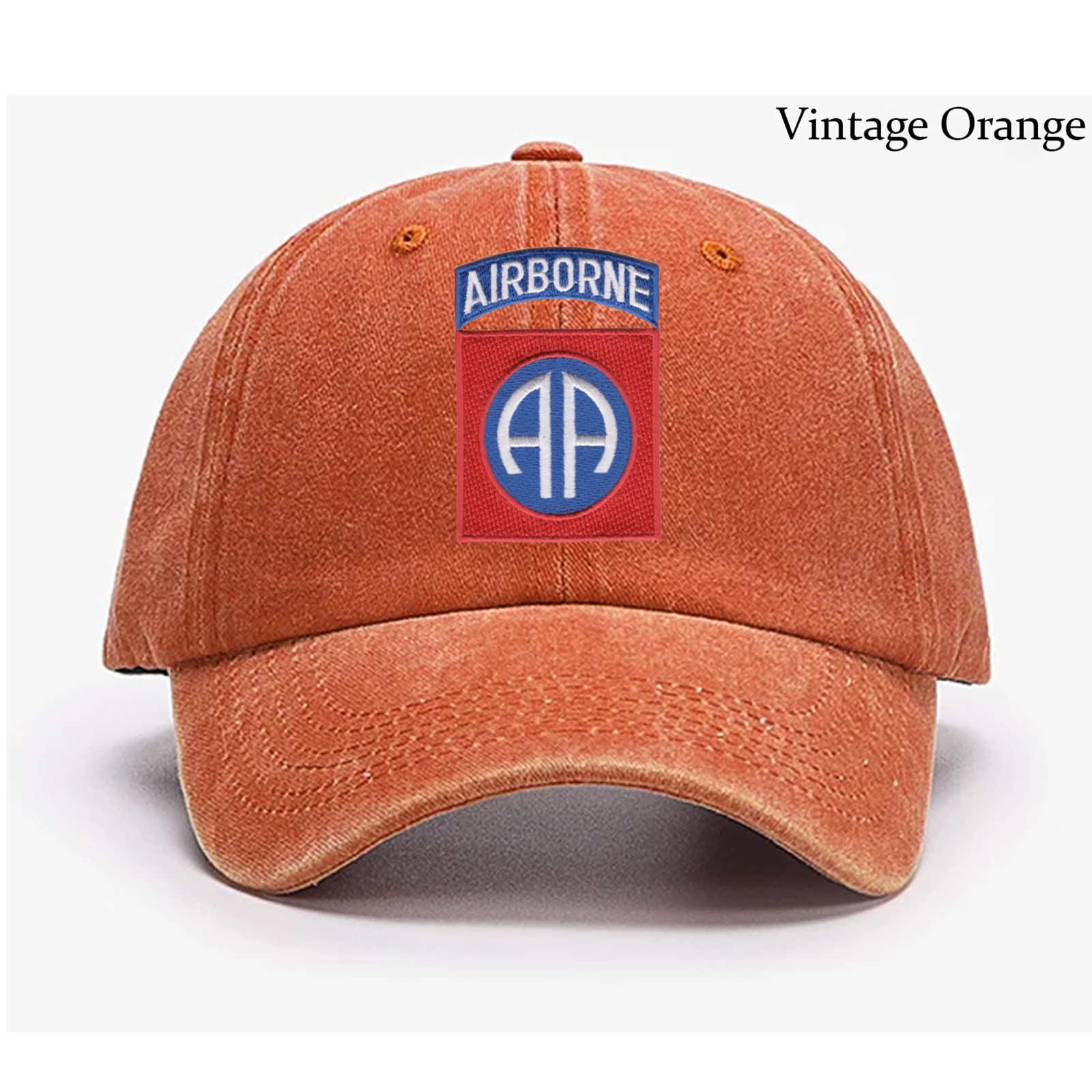 Embroidered Hat 82nd Airborne Division, Veteran Cap, Trucker Hat, Baseball Cap