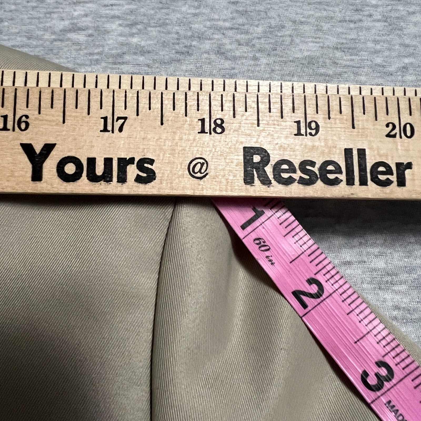 Fleet Street Womens Trench Coat Extra Large Beige Khaki Lightweight Rain Relaxed
