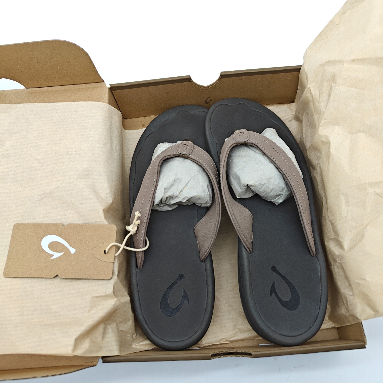OluKai Women’s Ohana 20110-WM4E Brown Flip Flop Beach Sandals New SZ 6/7/8/9