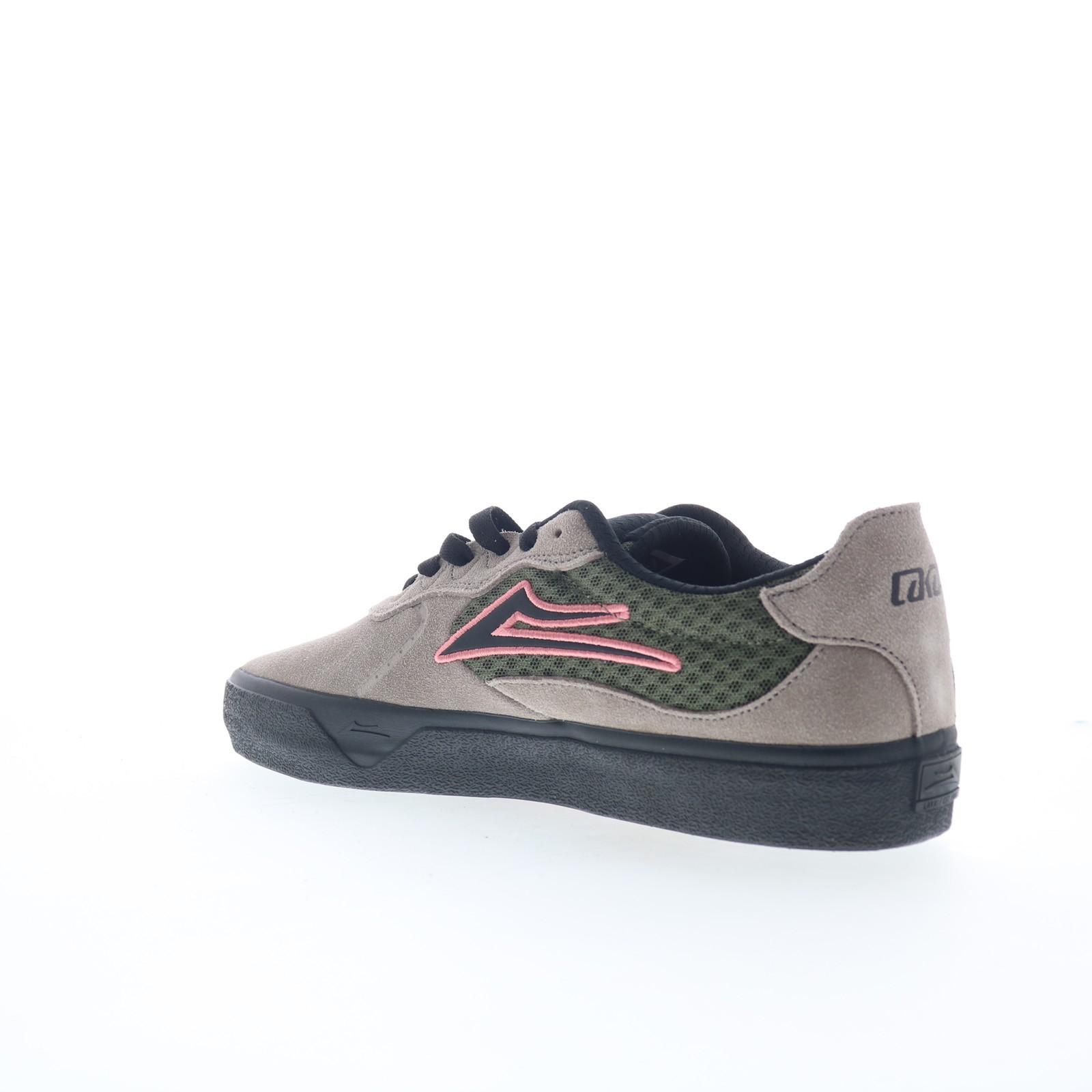 Lakai Essex Mens Gray Suede Lace Up Skate Inspired Sneakers Shoes