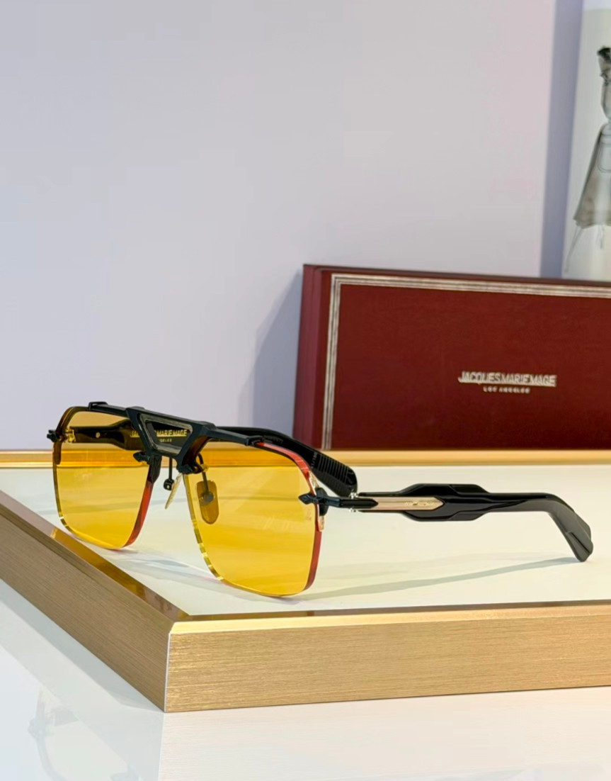 Jacques Marie Mage SILVERTON Black/Yellow 57-16-140mm With Case New