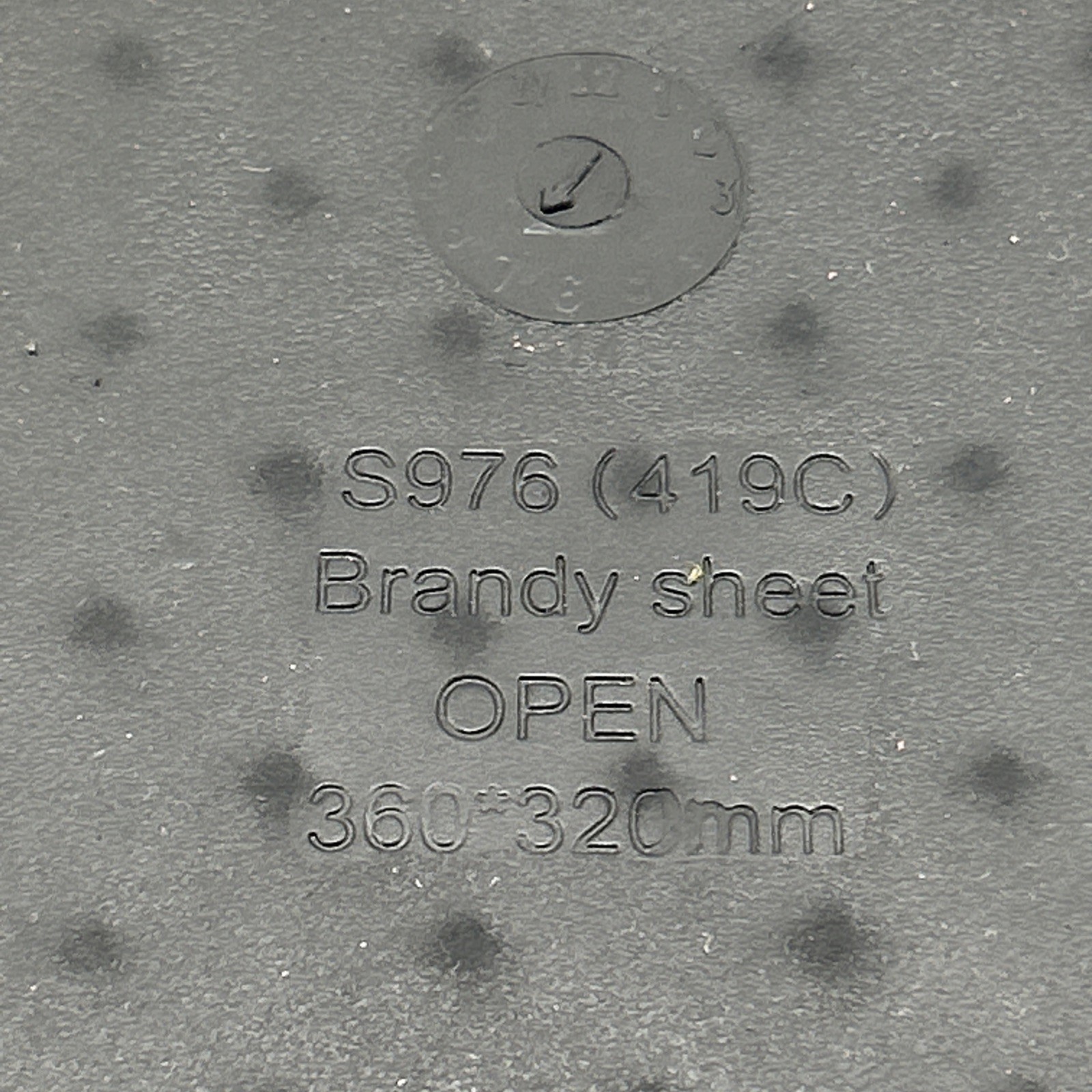Vibram Brandy Sheet S976 Shoe Repair Soling Sheet – Black, 360*320mm (14″ X 12″)