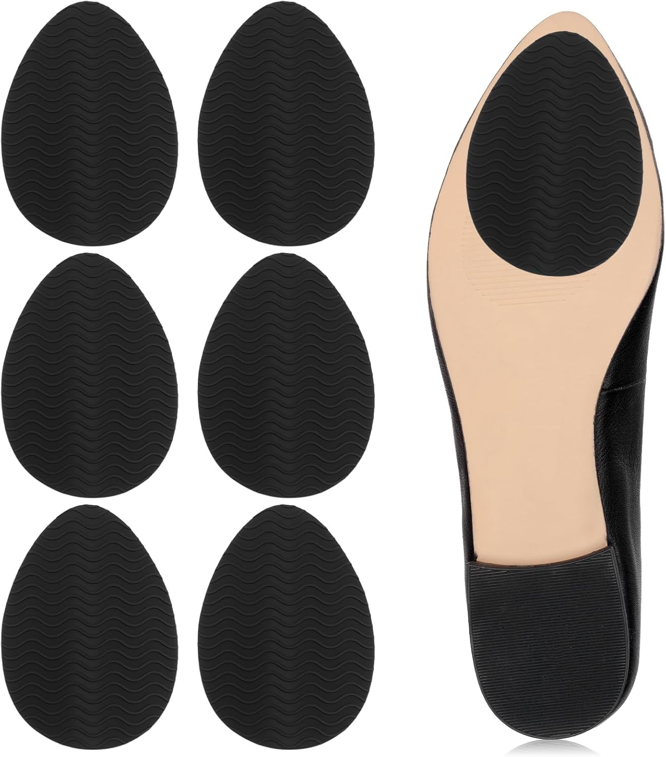 6 PCS Non Slip Shoe Pads, Thickened Non Slip Pads for Shoes Self Adhesive