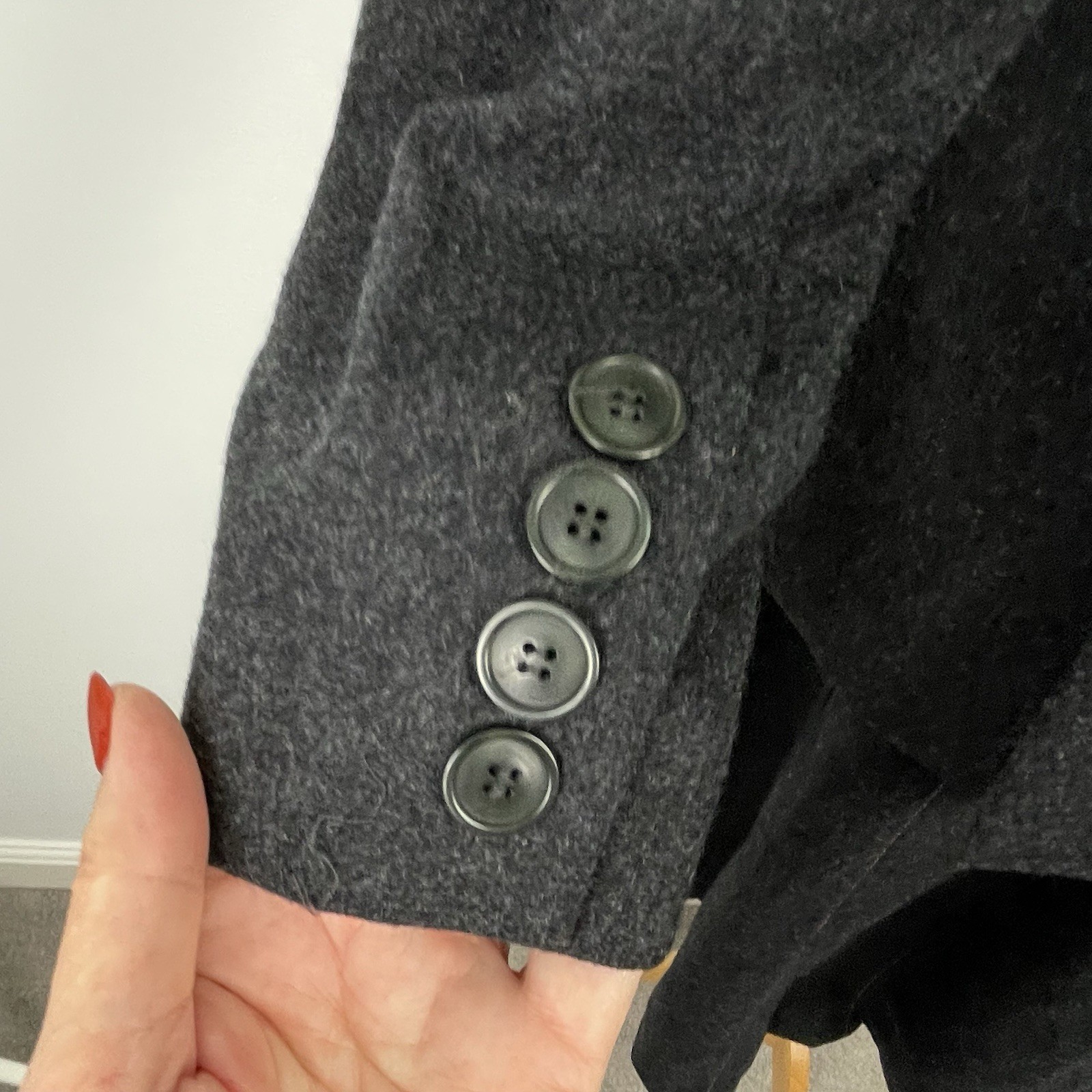 LK Bennett grey wool skirt suit size 8 (check measurements in description)
