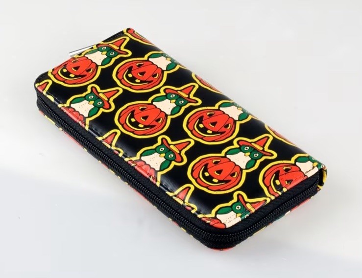 Vintage Looking Halloween Wallet. Cute. Festive.🦉Pumpkins🎃. Casual. Daily