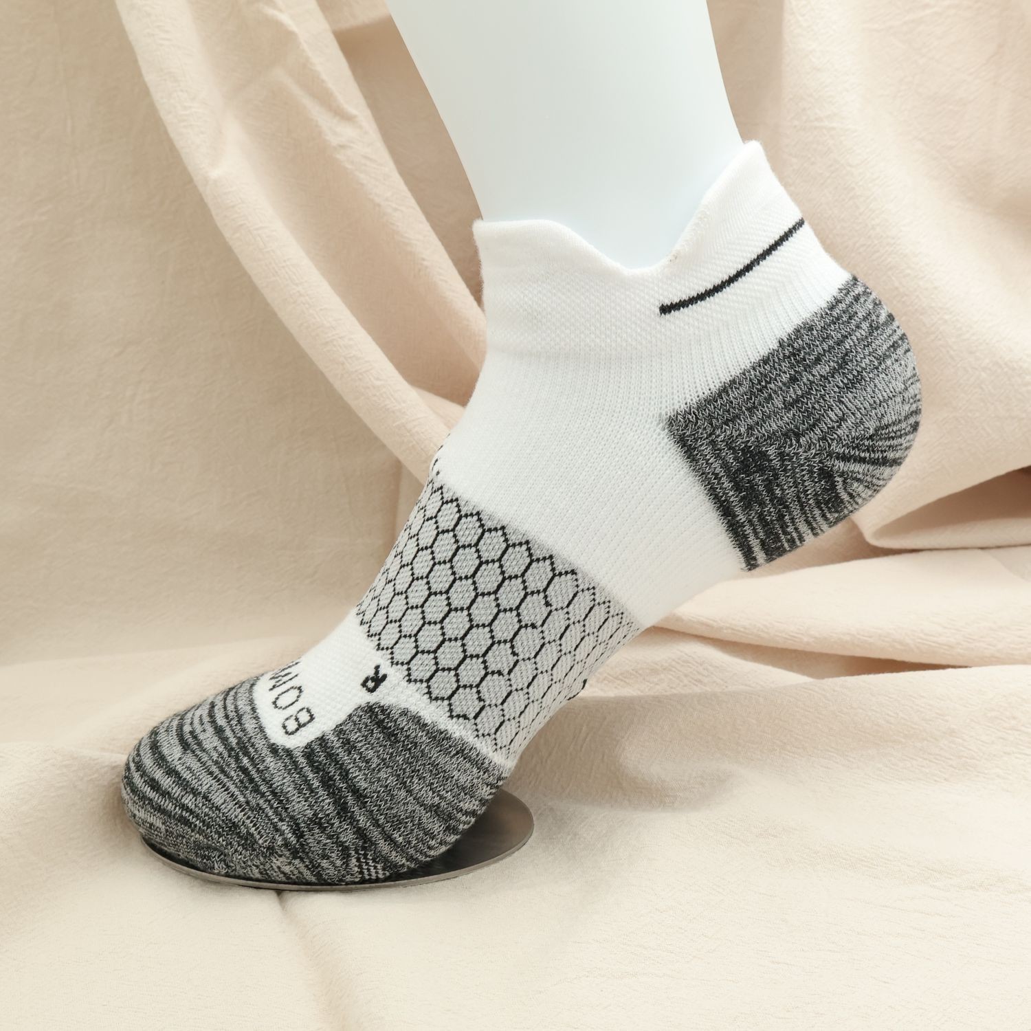 Bombas Men’s Running Ankle Socks 3-Pack Size L Cushioned Comfort