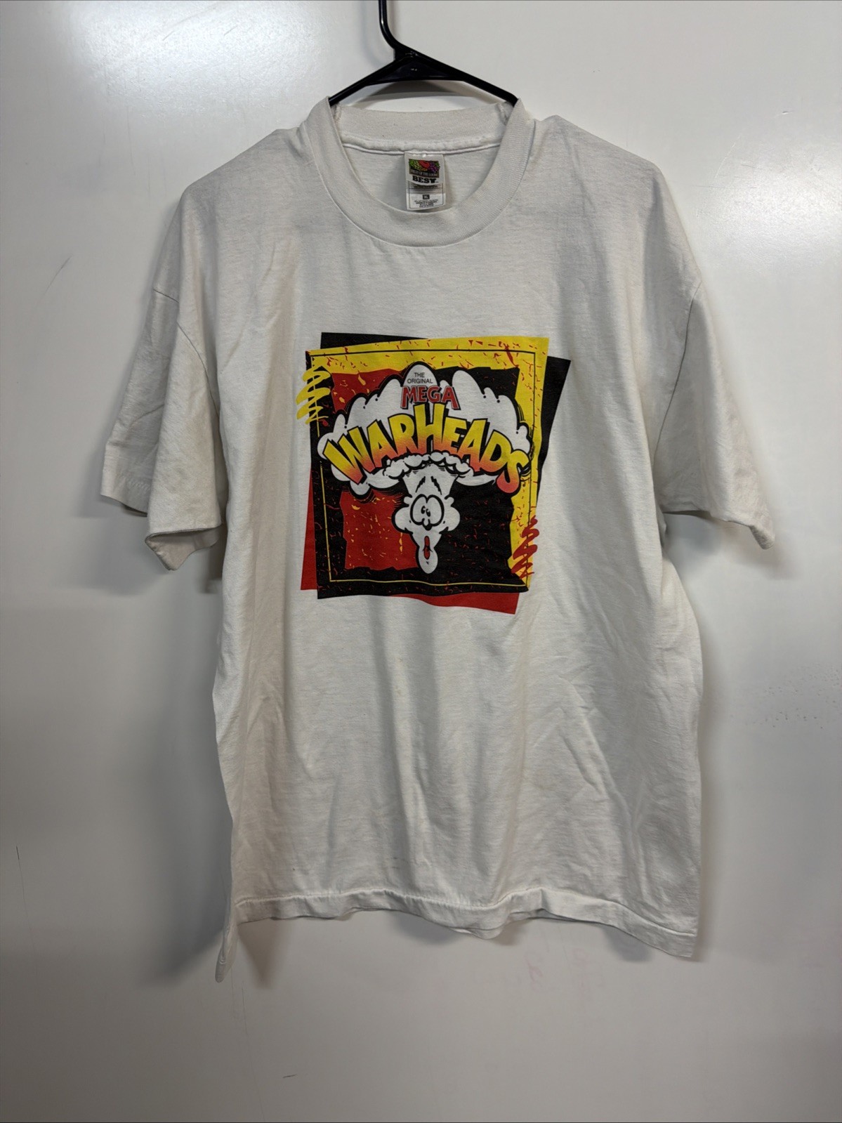 Vintage 1990s The Original MEGA WARHEADS Candy MEGA Graphic T-Shirt Size XL