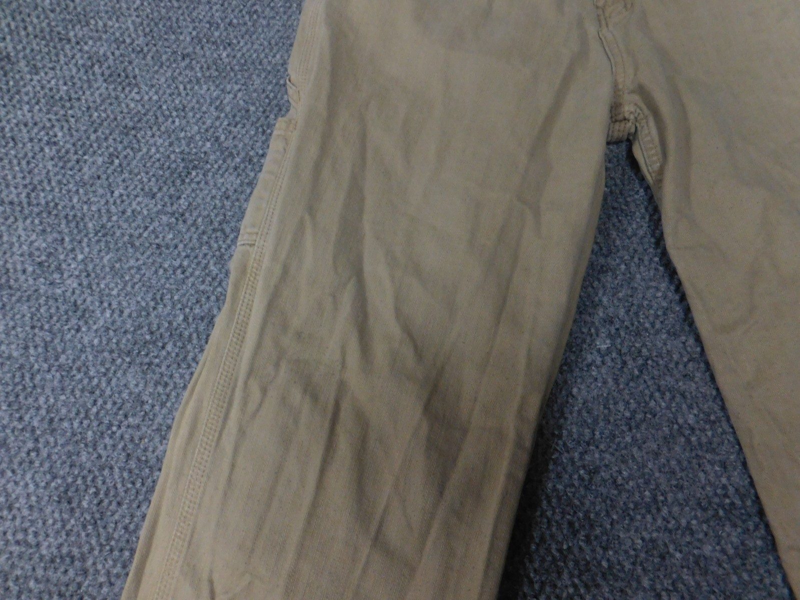 Saddlebred Mens Jeans 30×31 Beige straight blue Denim regular carpenter