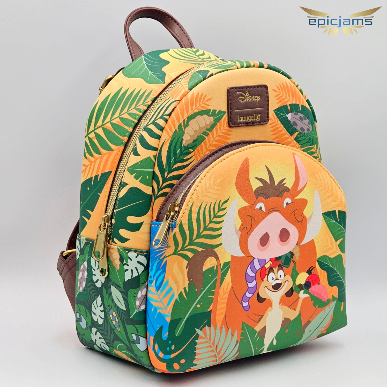 Loungefly Disney The Lion King Timon & Pumbaa Mini Backpack
