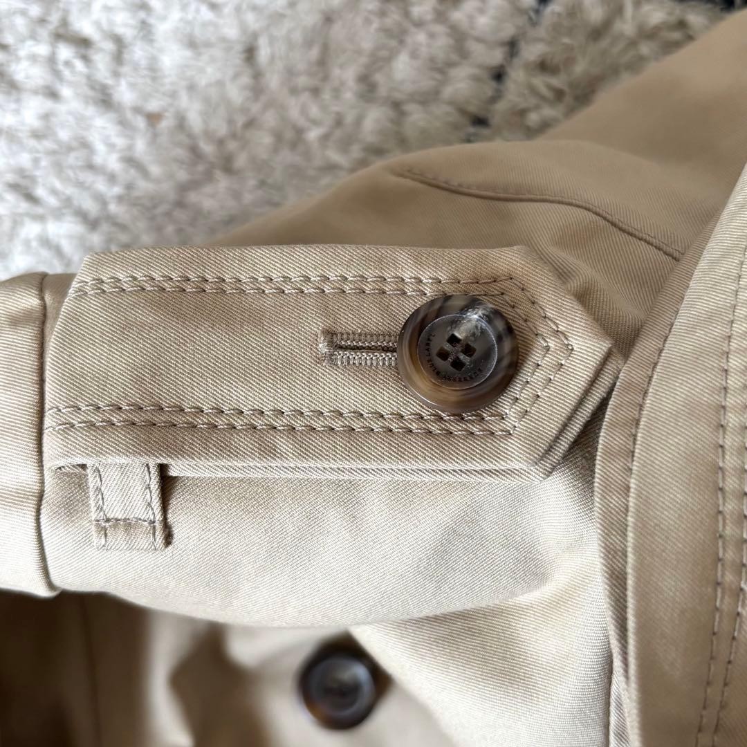 Burberry Blue Label Trench Coat Long Mega Check Belt
