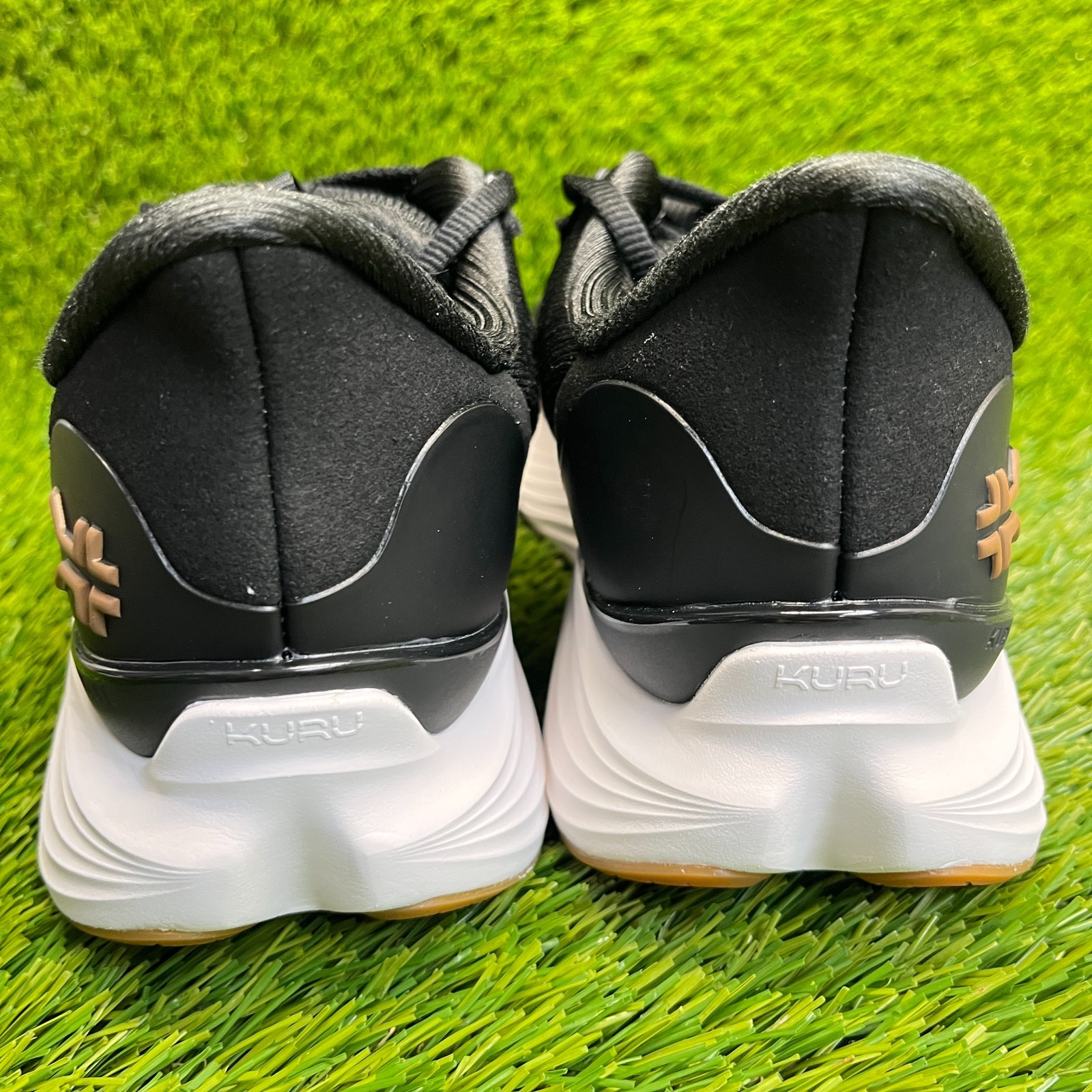 Kuru Atom 2 Womens Size 8.5 Black White Athletic Running Walking Shoes Sneakers