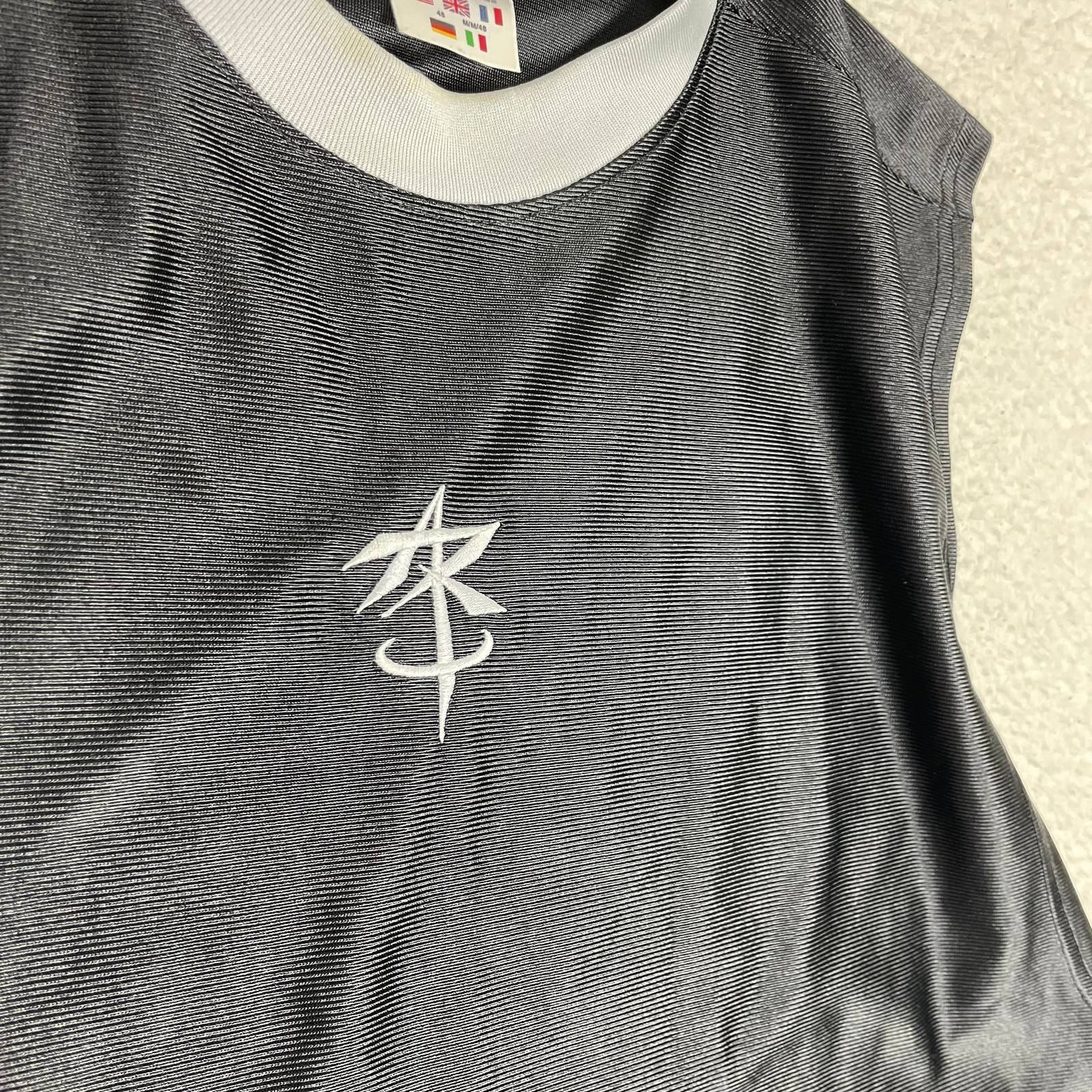 Vintage Reebok ATR Above The Rim Silky Black Jersey S Y2k Sports Hip hop