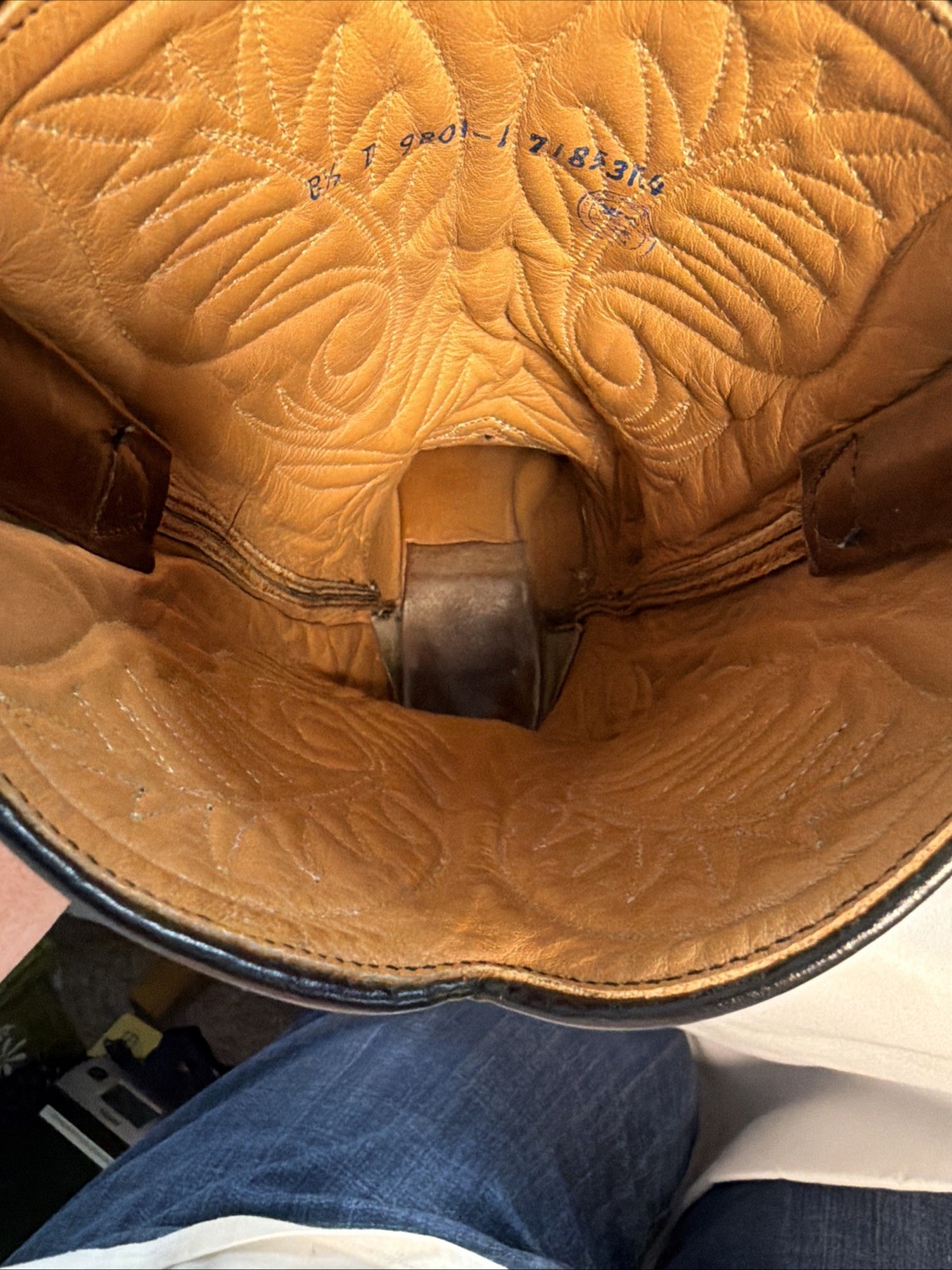 Vintage Red Wing Pecos 9801-1 Western Boots Leather Made In USA Size 8.5 D