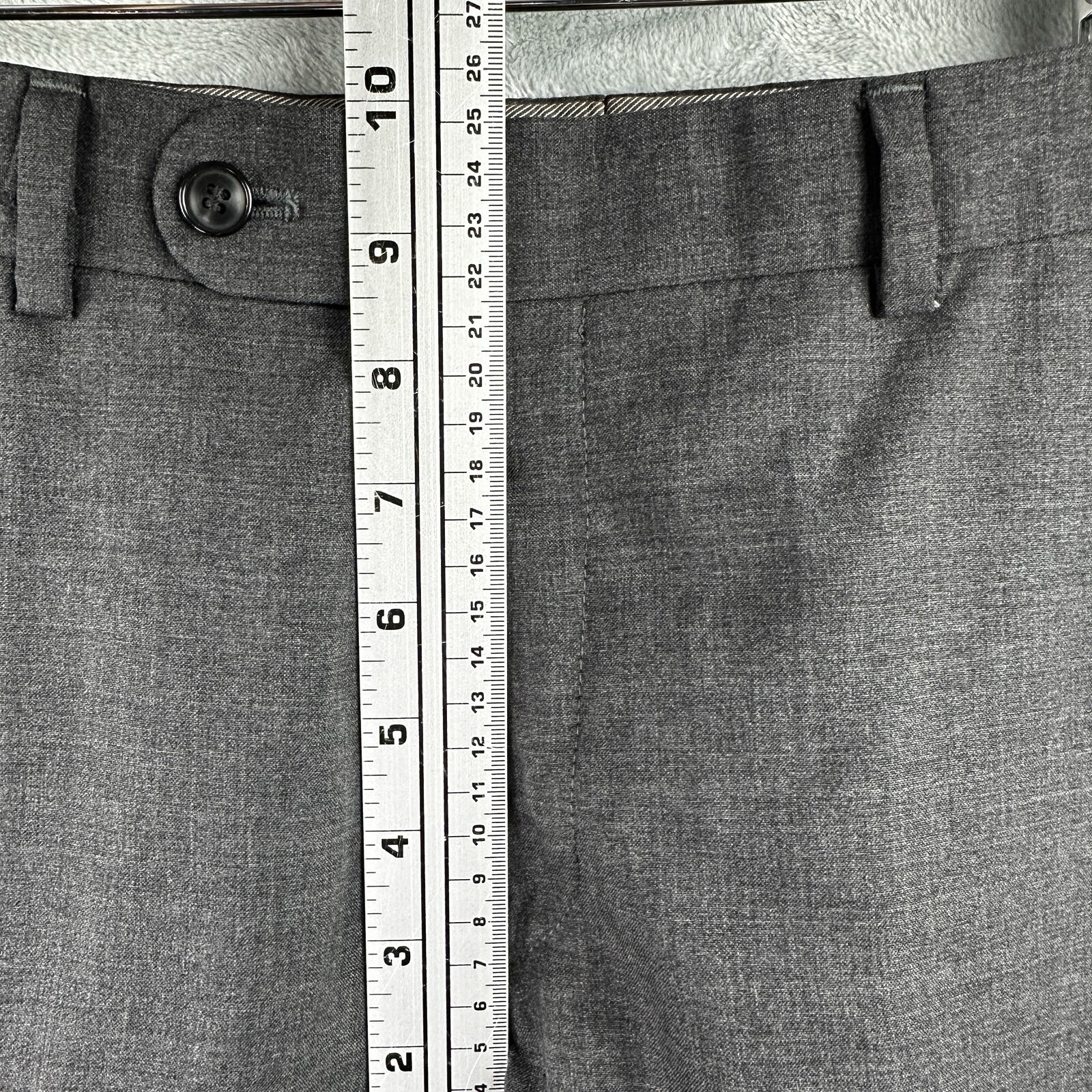 hiltl como pants dark gray mens Classic Fit trousers Size 23 (32×28)