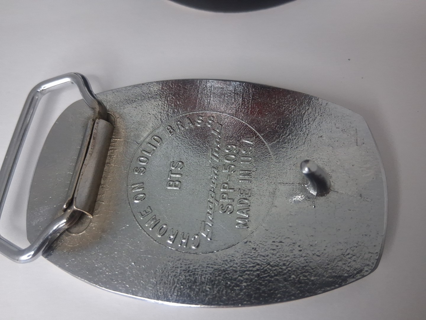 Snap-ON Chrome on Brass Belt Buckle SPP-509 & Coffee Mug