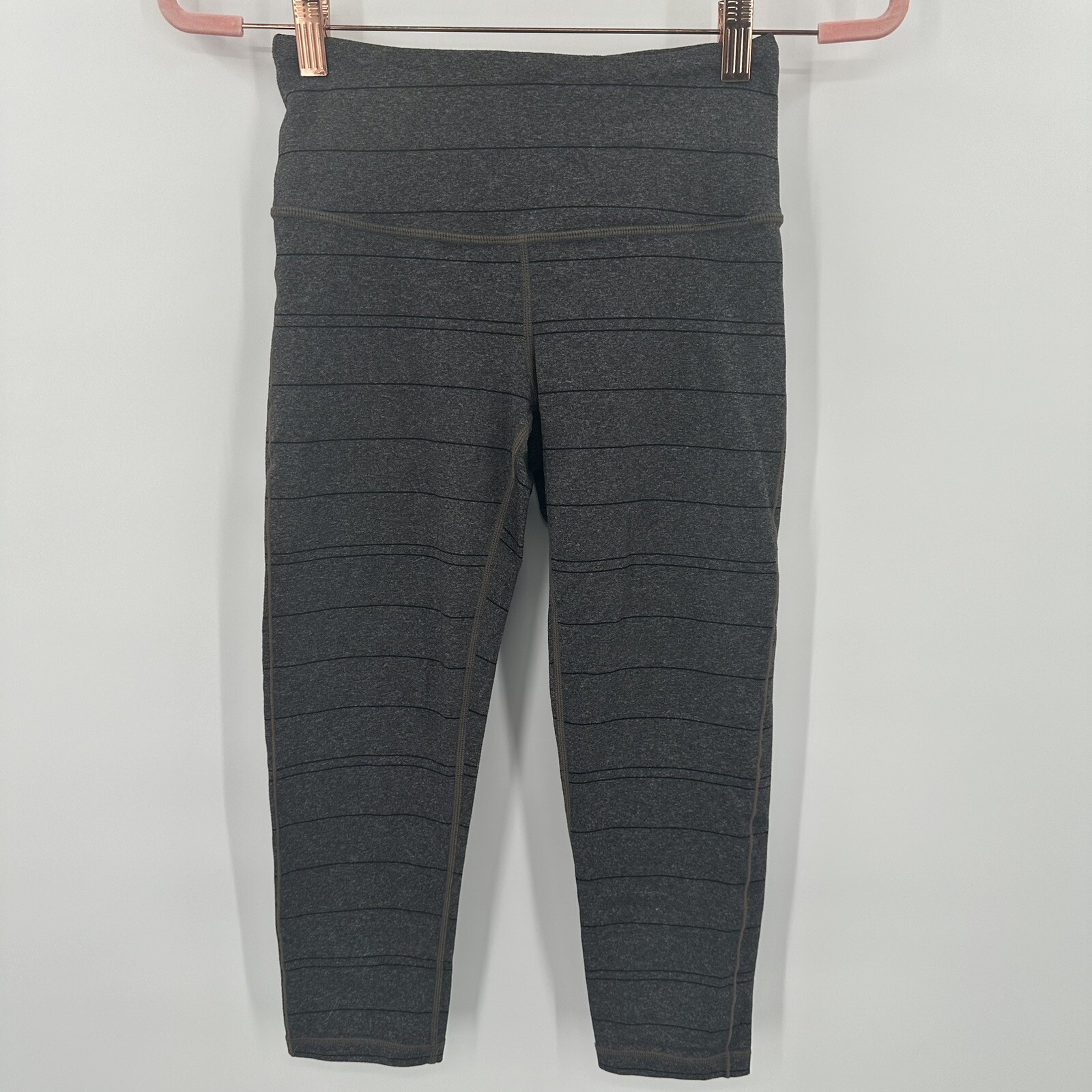 Prana Transform High Waisted Yoga Capris Gray Size XS