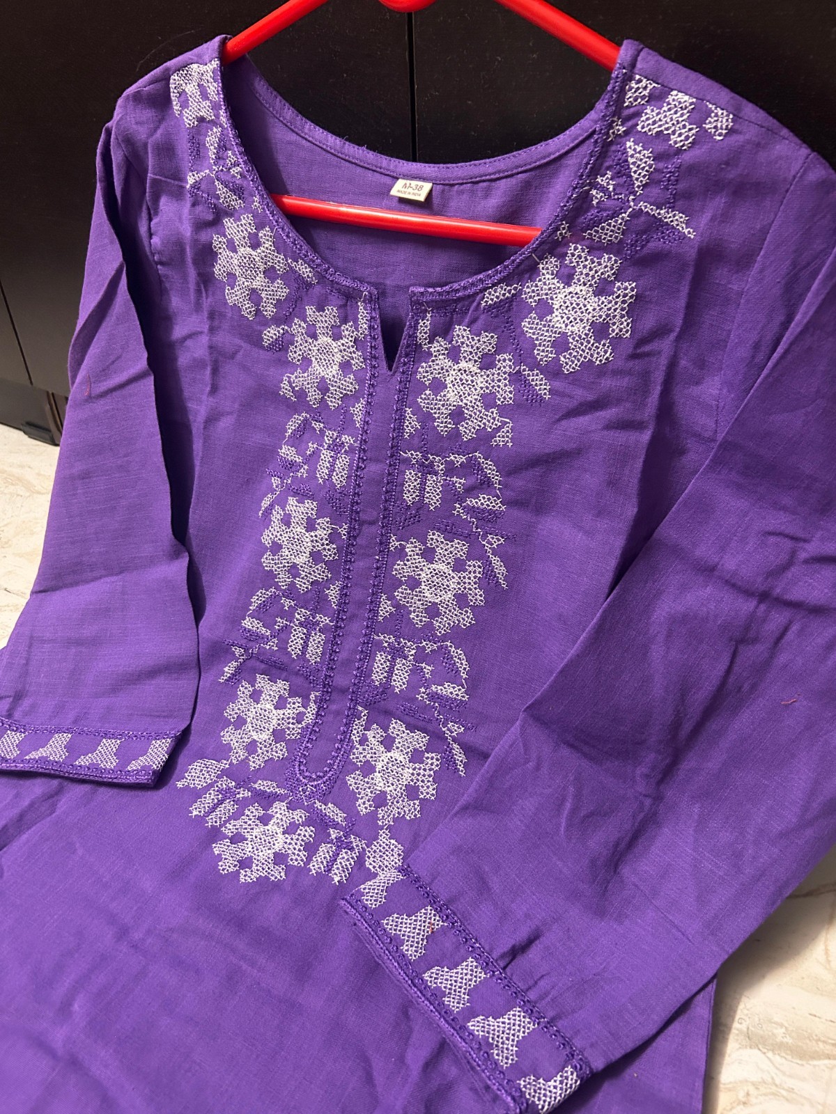 Purple Pakistani Salwar Kameez Ready Made Women Kurta Palazzo Designer Dupatta
