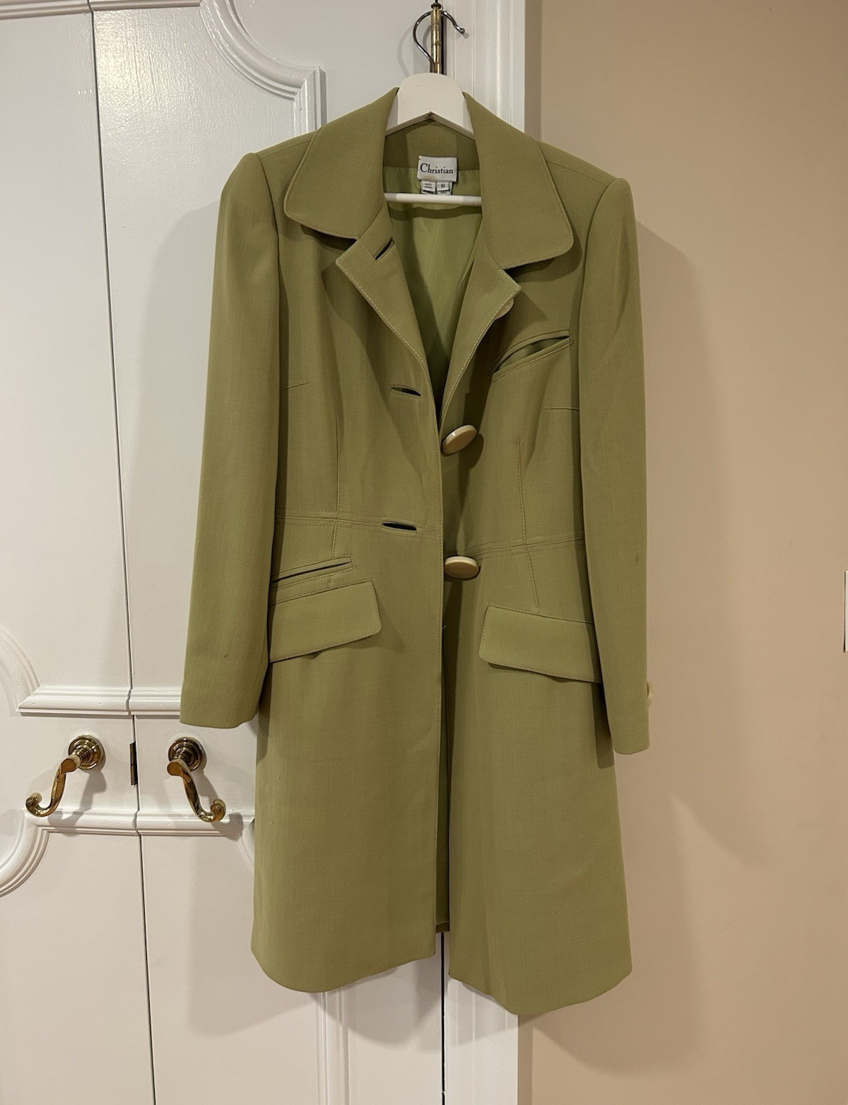 Vintage Christian Dior Women’s Chartreuse Jacket