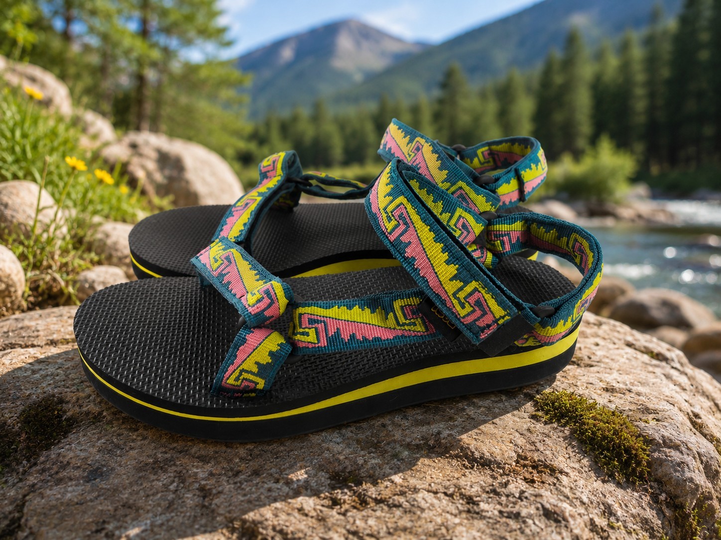 Teva Midform Universal Sandals Women’s Size 8 Sulphur Spring Hiking Outdoor