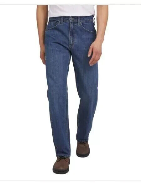 Wrangler Men’s Regular Fit Regular at Seat & Thigh Pants, Blue, Size 36X29