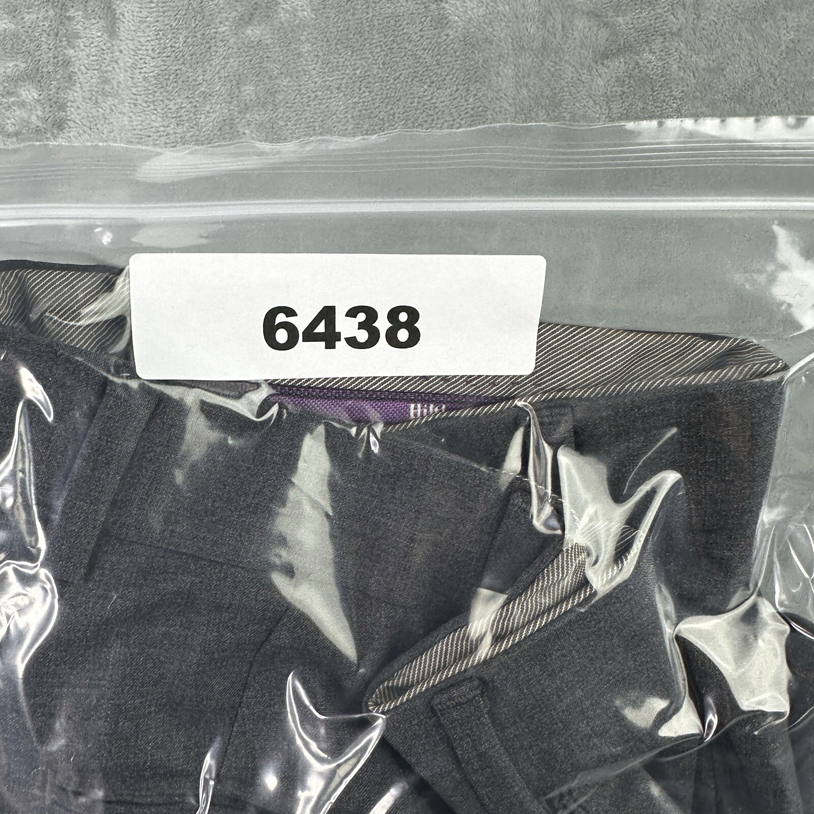 hiltl como pants dark gray mens Classic Fit trousers Size 23 (32×28)